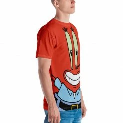 Printful Mr. Krabs Big Face Short Sleeve T-Shirt