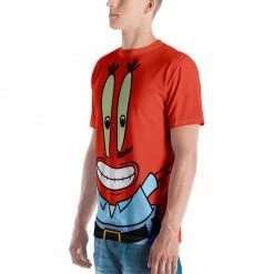 Printful Mr. Krabs Big Face Short Sleeve T-Shirt
