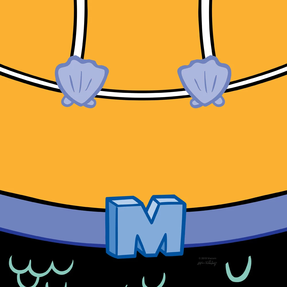 Printful Clothing Mermaid Man Big Face Short Sleeve T-Shirt 2 Printful Clothing Mermaid Man Big Face Short Sleeve T-Shirt