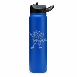 Monetyze-vismark SpongeBob SquarePants Winking 20th Anniversary Laser Engraved SIC Water Bottle Drinkware