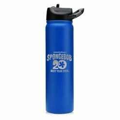 Monetyze-vismark SpongeBob SquarePants Winking 20th Anniversary Laser Engraved SIC Water Bottle Drinkware