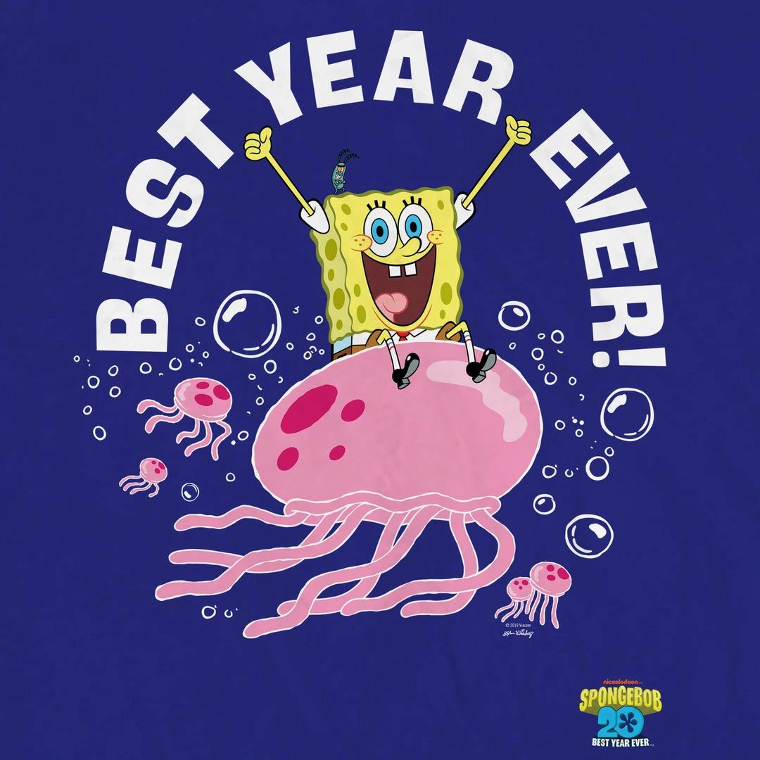 Progift SpongeBob SquarePants Best Year Ever Jellyfish Sherpa Blanket Kids & Baby 2 Progift SpongeBob SquarePants Best Year Ever Jellyfish Sherpa Blanket Kids & Baby