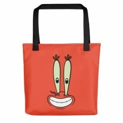 Printful SpongeBob SquarePants Mr.Krabs Big Face Premium Tote Bag