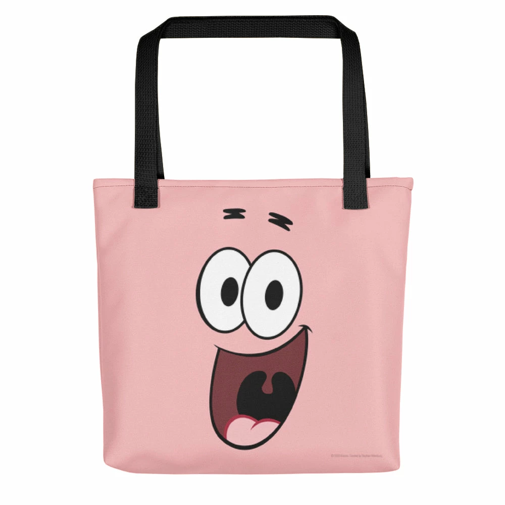 Printful Patrick Big Face Tote Bag 1 Printful Patrick Big Face Tote Bag