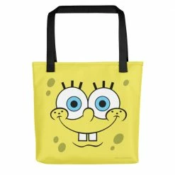 Printful Accessories SpongeBob SquarePants Happy Big Face Tote Bag