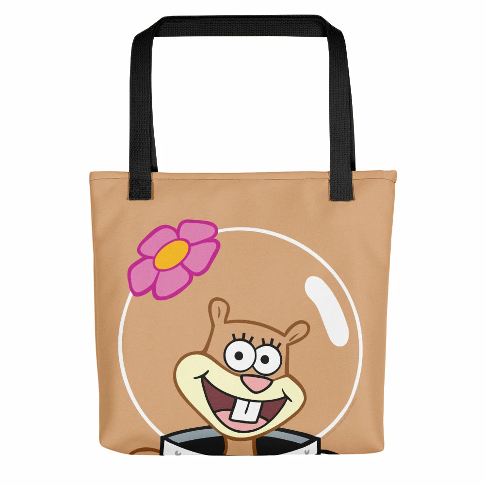 Printful SpongeBob SquarePants Sandy Big Face Premium Tote Bag Accessories 1 Printful SpongeBob SquarePants Sandy Big Face Premium Tote Bag Accessories