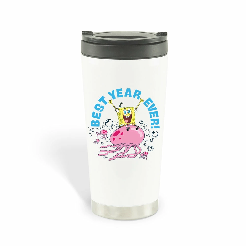 Photomugs SpongeBob SquarePants Best Year Ever Jellyfish Travel Mug 1 Photomugs SpongeBob SquarePants Best Year Ever Jellyfish Travel Mug