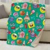 Progift Kids & Baby SpongeBob SquarePants Emojis Sherpa Blanket