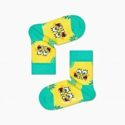 Fba-happysocks SpongeBob SquarePants 4-Pack Kids Sock Giftbox