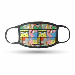 Shiphero-wildbobby SpongeBob SquarePants Assorted Washable Face Masks - Pack Of 3 Accessories
