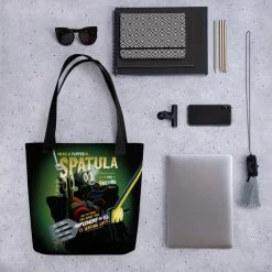 Printful SpongeBob Flipped By The Spatula Tote Bag