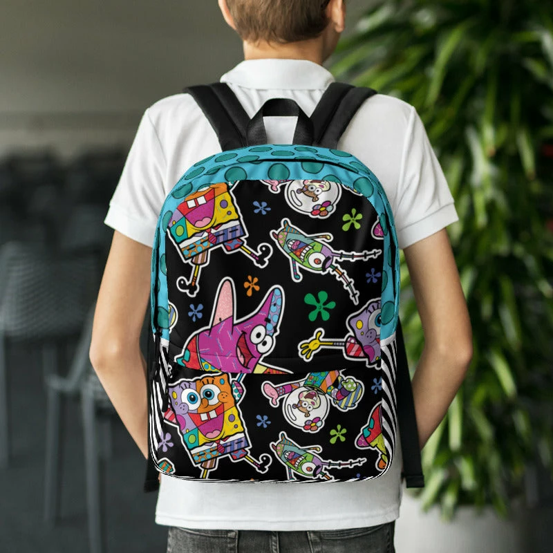 Printful SpongeBob SquarePants Britto Backpack Accessories 2 Printful SpongeBob SquarePants Britto Backpack Accessories