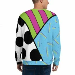 Printful SpongeBob SquarePants Britto Crew Neck Sweatshirt Clothing