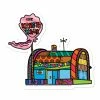 Printful Stickers The Krusty Krab Britto Sticker