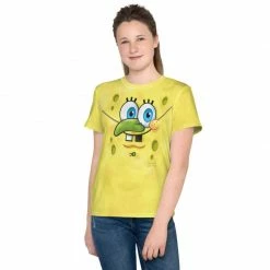 Printful SpongeBob Kids Short Sleeve Costume T-Shirt Clothing 11 Printful SpongeBob Kids Short Sleeve Costume T-Shirt Clothing