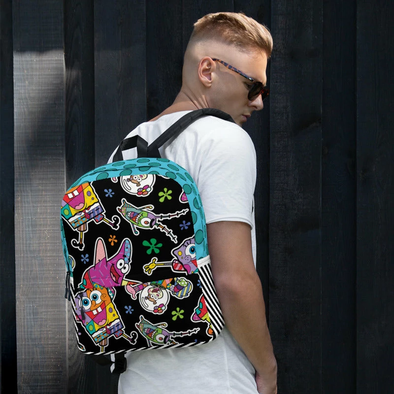 Printful SpongeBob SquarePants Britto Backpack Accessories 3 Printful SpongeBob SquarePants Britto Backpack Accessories