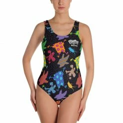 Printful SpongeBob SquarePants Britto One Piece Swimsuit Clothing