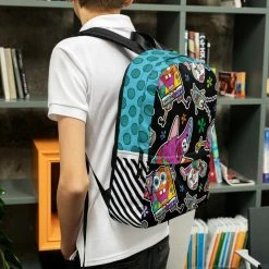 Printful SpongeBob SquarePants Britto Backpack Accessories 19 Printful SpongeBob SquarePants Britto Backpack Accessories