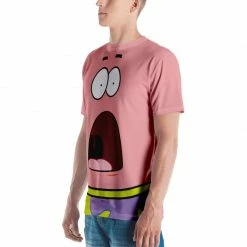 Printful Patrick Surprised Big Face Short Sleeve T-Shirt 8 Printful Patrick Surprised Big Face Short Sleeve T-Shirt