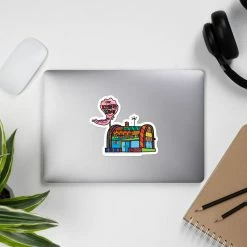 Printful Stickers The Krusty Krab Britto Sticker