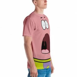 Printful Patrick Surprised Big Face Short Sleeve T-Shirt 9 Printful Patrick Surprised Big Face Short Sleeve T-Shirt