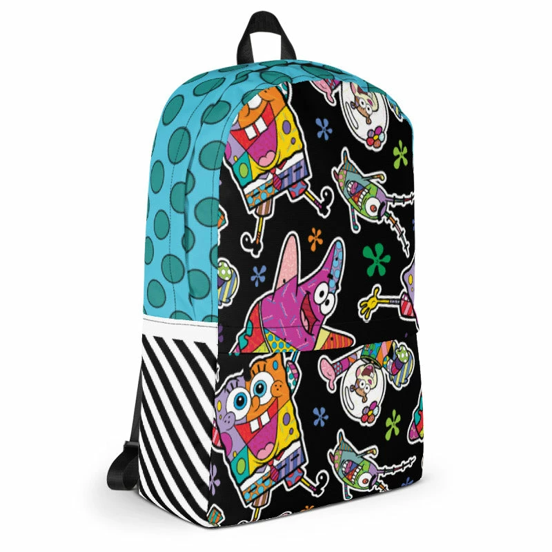 Printful SpongeBob SquarePants Britto Backpack Accessories 6 Printful SpongeBob SquarePants Britto Backpack Accessories