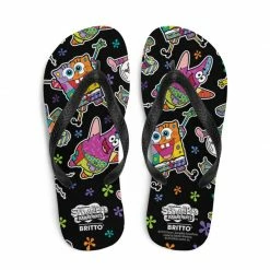 Printful SpongeBob SquarePants Britto Flip Flops