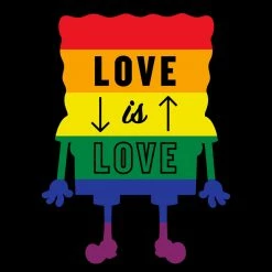 Monetyze-casetry SpongeBob SquarePants Love Is Love Tough Phone Case Accessories