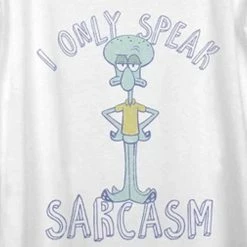 Fifthsun Clothing Squidward Sarcasm Only Women's Scoop Neck T-Shirt
