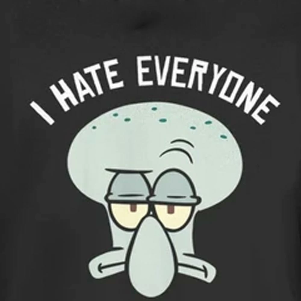 Fifthsun Squidward Hate Everyone Crew Women's T-Shirt Clothing 2 Fifthsun Squidward Hate Everyone Crew Women's T-Shirt Clothing