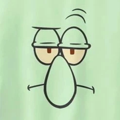 Fifthsun Squidward Big Face Racerback Tank Top Clothing