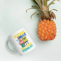 Monetyze-casetry Drinkware SpongeBob SquarePants Friendlier White Mug