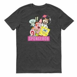 Monster Digital SpongeBob SquarePants Group Shot Short Sleeve T-Shirt Clothing
