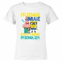 Monster Digital Clothing SpongeBob SquarePants Friendlier Kids Short Sleeve T-Shirt