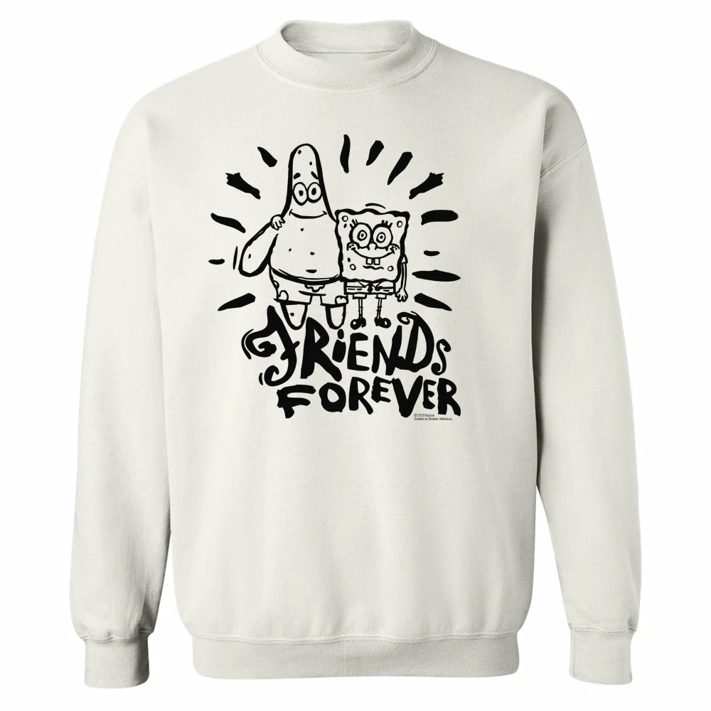 Dtg2go SpongeBob SquarePants Friends Forever Crew Neck Sweatshirt Clothing 1 Dtg2go SpongeBob SquarePants Friends Forever Crew Neck Sweatshirt Clothing