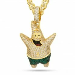 King_ice SpongeBob X King Ice - XL Patrick Star Necklace